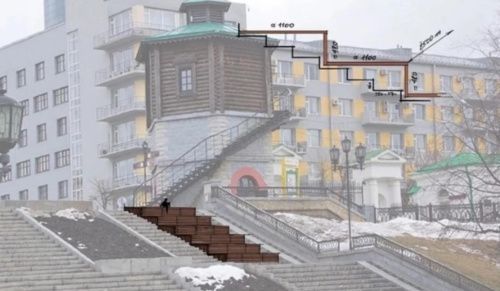 В центре Екатеринбурга установят городскую мебель в виде фигур Малевича