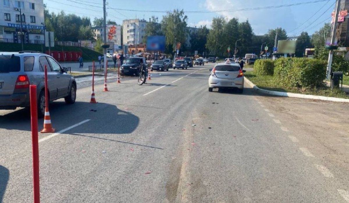 Несовершеннолетний на питбайке стал участником ДТП в Чайковском