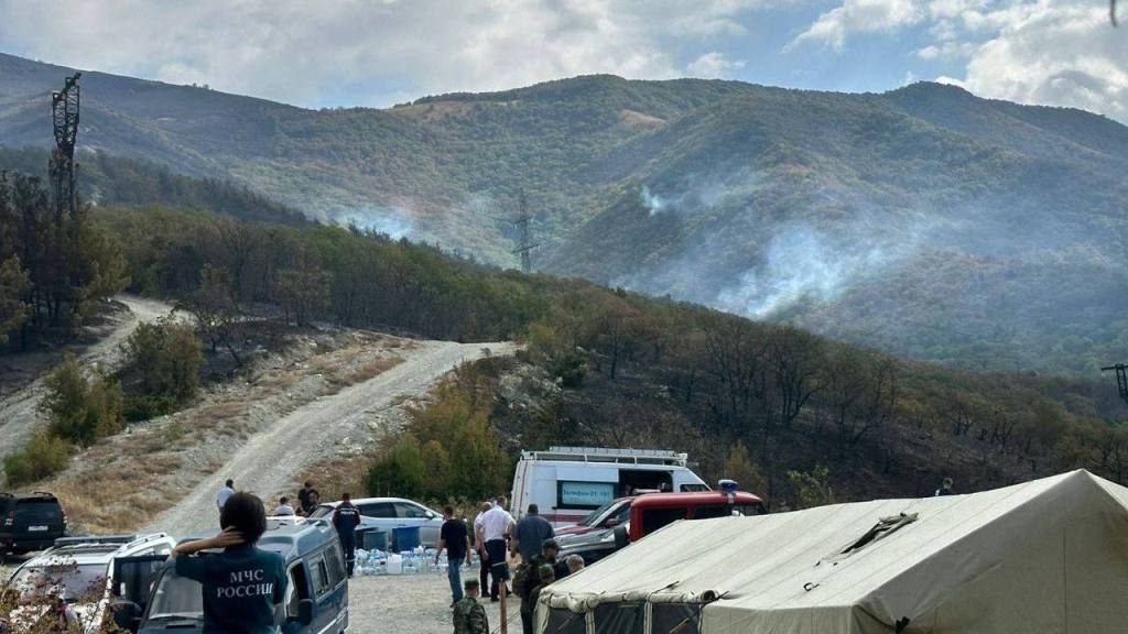 Авиалесоохрана: угроза Геленджику из-за лесного пожара отсутствует