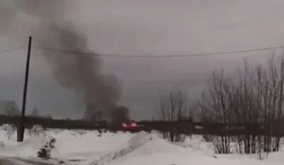 В Свердловской области сожгли колонию