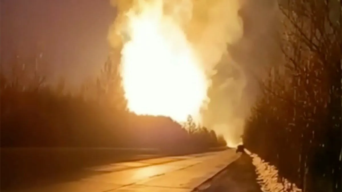 В Свердловской области взорвался газопровод 